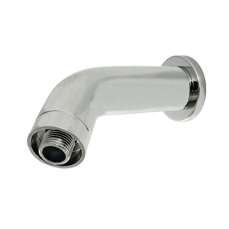 Kingston Brass K850E6 6-Inch Brass Shower Arm with Flange, Polished Nickel K850E6